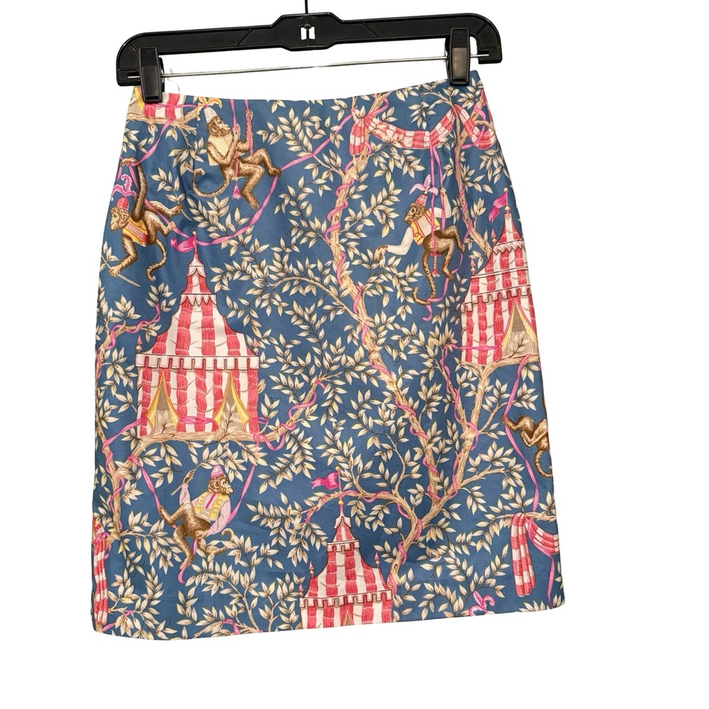 NWT, Rare/Unique Vintage Judy Lee Cole Swinging Monkey Pencil Skirt, Sz 4